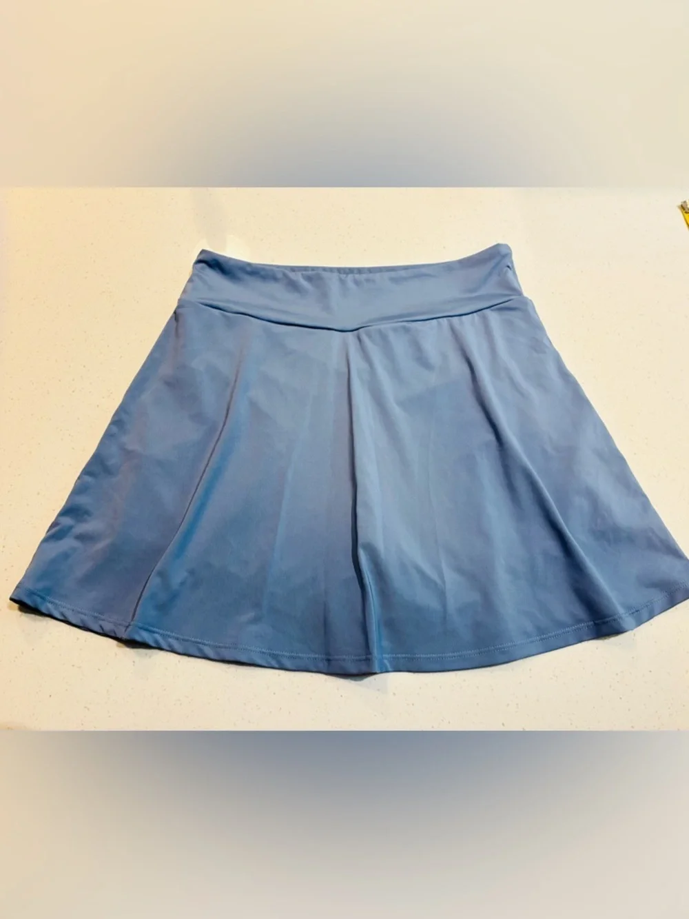 Shein | Tennis Wideband Waist Active Skort w/ Phone Pockets in Dusty Blue Medium